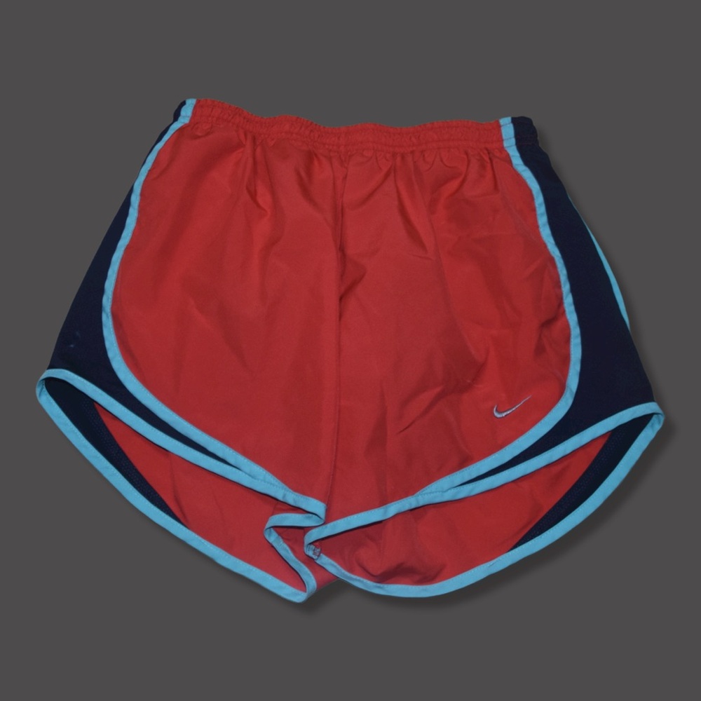 Nike Women's Blue Athletic Running Shorts With Lining Size Small